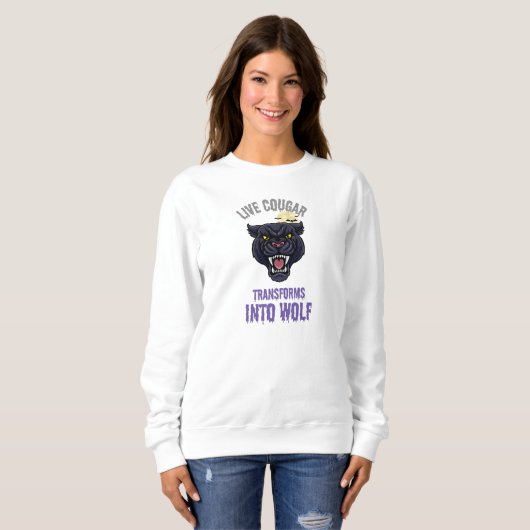 Sweatshirt cougar live (Devant entier)