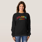 Sweatshirt Couleur Atlanta Georgia (Devant entier)