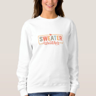 Sweatshirt Couleur de chute du temps doux