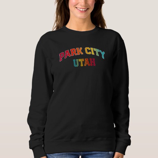 Sweatshirt Couleur d'Utah Park City (Devant)