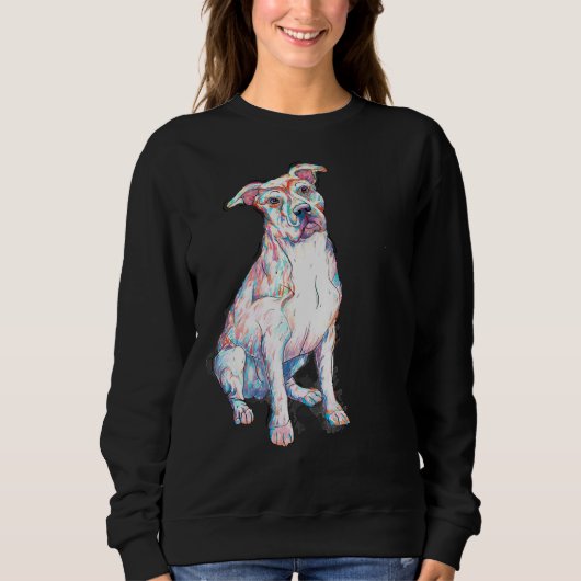 Sweatshirt Couleur Pit Bull (Devant)