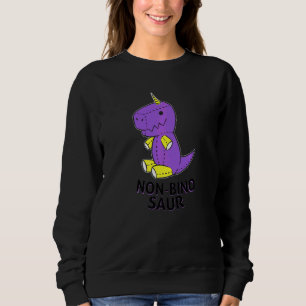 Sweatshirt Couleurs du drapeau de fierté non binaire Nonbinar