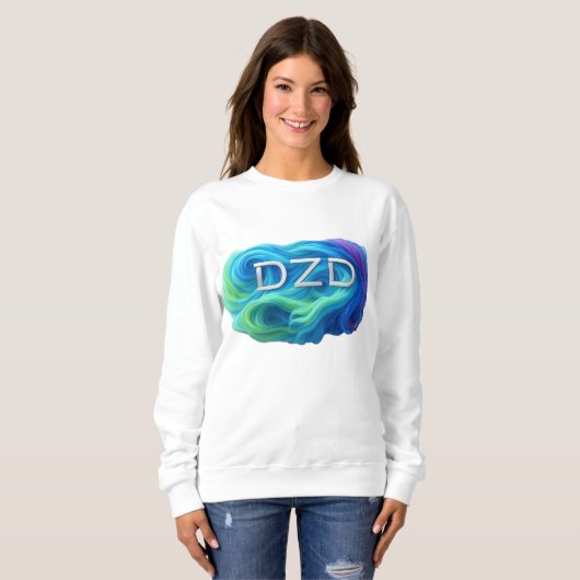 Sweatshirt Couleurs du logo DZD (Devant entier)