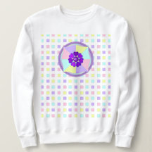 Couleurs pastel & coeurs violets battre
