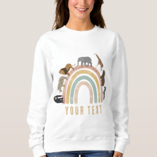 Sweatshirt Couleurs Rainbow Jungle Animaux