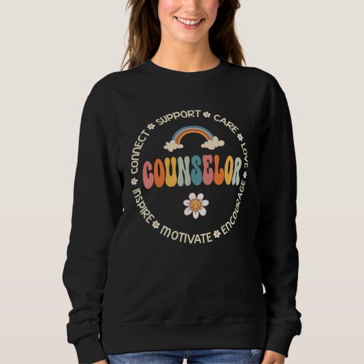 Sweatshirt Counselor Appreciation Week Back to School (Devant)