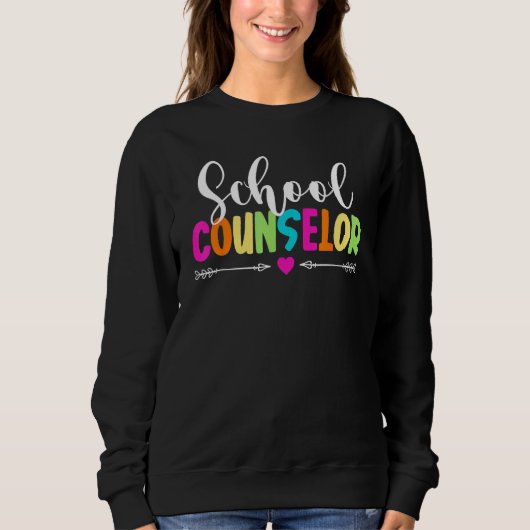 Sweatshirt Counselor Squad Teacher  Back To School (Devant)