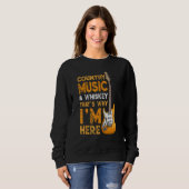 Sweatshirt Country Music And Whiskey Bourbon Scotch Drinking (Devant entier)