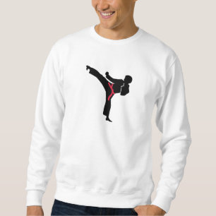 Sweatshirt Coup-de-pied de karaté d'arts martiaux