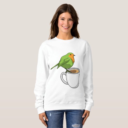 Sweatshirt Coupe Bird Coffee (Devant entier)