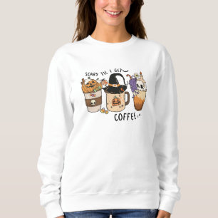 Sweatshirt Coupe du café d'Halloween