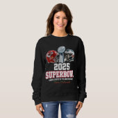 Sweatshirt Coupe du Super Bowl 2025 (Devant entier)