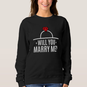 Sweatshirt Couple Engagé Se Marier - Épouser Mon Mariage