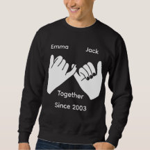 Couple personnalisé avec noms et année personnalis