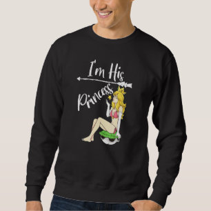 Sweatshirt Couples jumelés Princesse Frog Anniversaire Valent