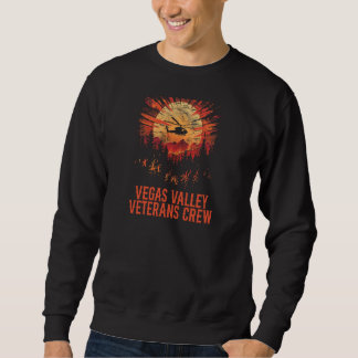 Sweatshirt Coups d'essai de l'équipage des vétérans de Vegas