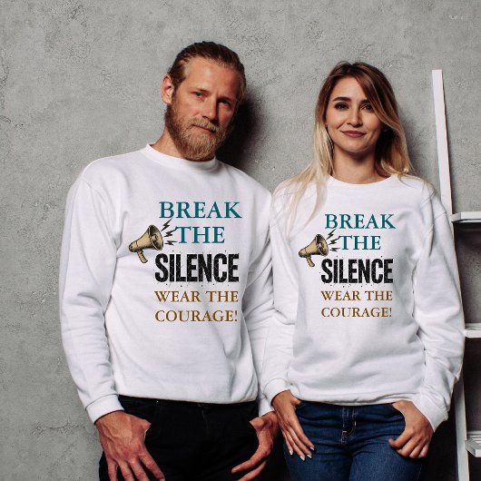 Sweatshirt Courage Briser le Silence