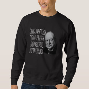 Sweatshirt Courage Levez-Vous Et Parlez Asseyez-Vous Et Écout
