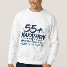 Coureur de marathon 55+ plus lent mais plus loin