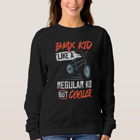 Sweatshirt Coureur de mini vélo BMX freestyle (Devant)
