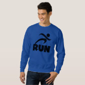 Sweatshirt COUREZ le noir (Devant entier)