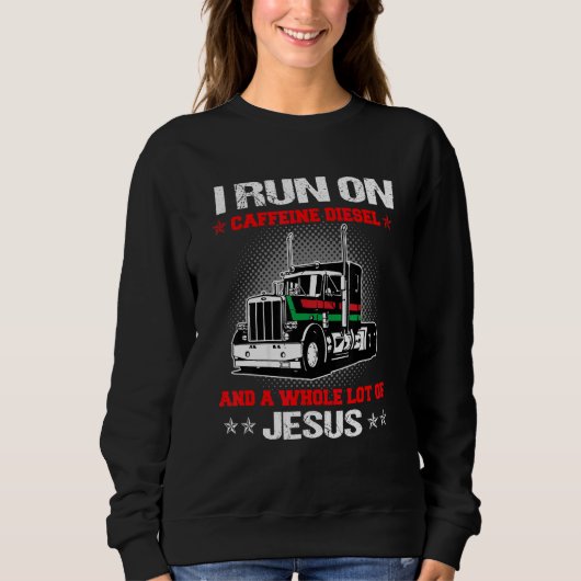 Sweatshirt Courez Sur La Caféine Et Tout Un Lot De Trucker Je (Devant)