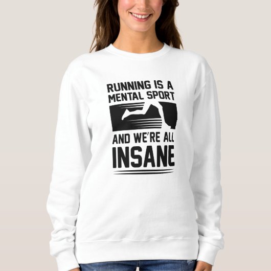 Sweatshirt Courir fou (Devant)