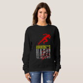 Sweatshirt Courir Me Rend Heureux Que Vous Ne Courrez Pas Tan (Devant entier)