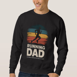 Sweatshirt Courir Papa Marathon Coureur Jogger Fête des pères