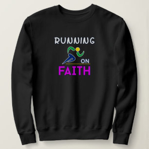 Sweatshirt Courir sur la foi Christian Runner