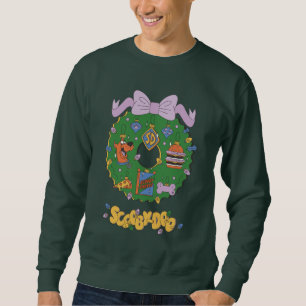 Sweatshirt Couronne graphique de friandises de Noël de Scooby