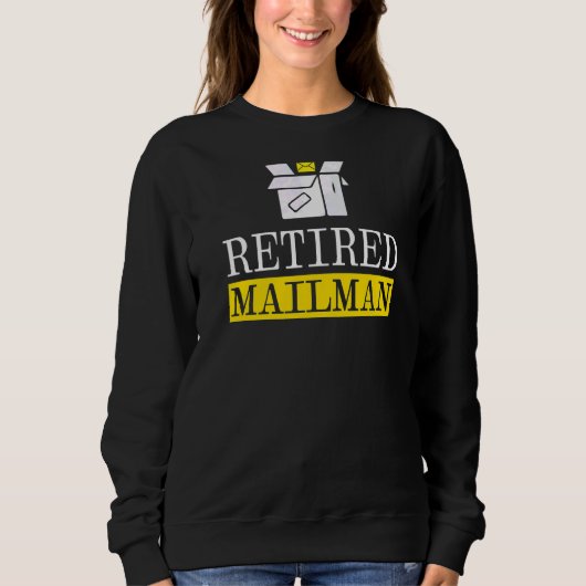 Sweatshirt Courrier de courrier à la retraite de l'employé de (Devant)