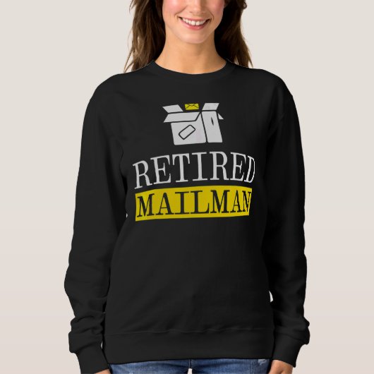 Sweatshirt Courrier de courrier à la retraite de l'employé de (Devant)