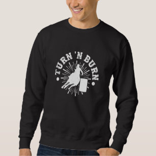 Sweatshirt Course De Barils Tournez N Brûler Cheval équitatio