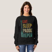 Sweatshirt Course de bateau dragon Course rame bateau Manger (Devant entier)