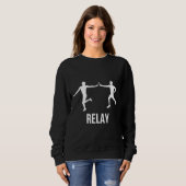 Sweatshirt Course de relais Athletic Ancre Leg Runner Sprinte (Devant entier)