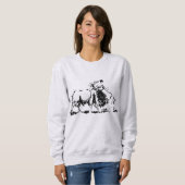 Sweatshirt Course de taureaux (Devant entier)