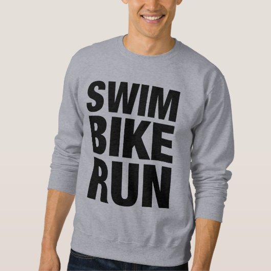 Sweatshirt Course de vélo de bain (Devant)