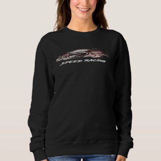 Sweatshirt Course de voitures de course en polygone