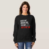 Sweatshirt Course Em' Casse Em' Répare Em' - Course de Kartin (Devant entier)