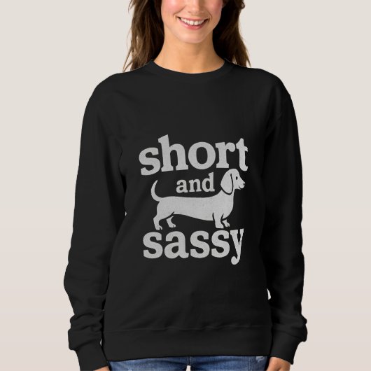 Sweatshirt Court et impertinent  (Devant)