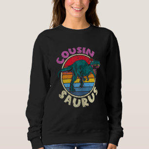 Sweatshirt Cousin Saurus I Tyrannosaurus Rex Rex I Famille Ma