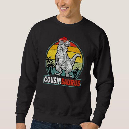 Sweatshirt Cousinsaurus Vintage T Rex Dinosaur Cousin Saurus (Devant)