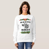 Sweatshirt Coussin de Noël Valhalla (Devant entier)