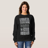Sweatshirt Couteau de couteau de forge Bladesmith couteau de (Devant entier)