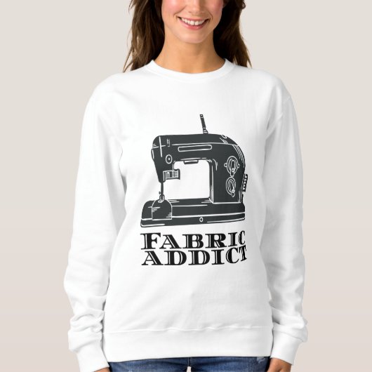 Sweatshirt Couture - Addict de tissu (Devant)