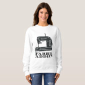 Sweatshirt Couture - Addict de tissu (Devant entier)
