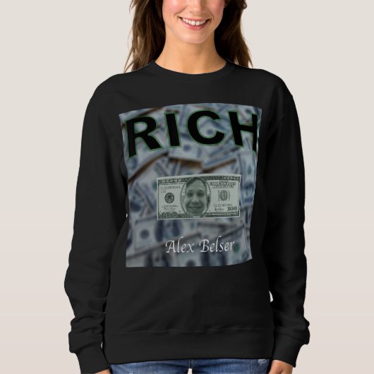 Sweatshirt Couverture riche en albums (Devant)