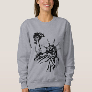 Sweatshirt covid statue de la liberté masque faciale