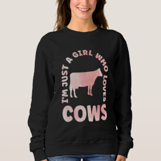 Sweatshirt Cow Apparel Farmer Cows Lover for Women & Kids_3